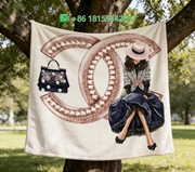 Chanel Throw Blankets